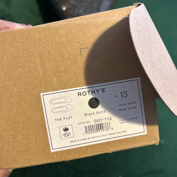 Rothy’s The Flat - Color Black- US 13 - Picture 3 of 4